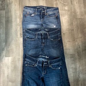 American eagle 2L T slim boot cut artist 3pr jeans